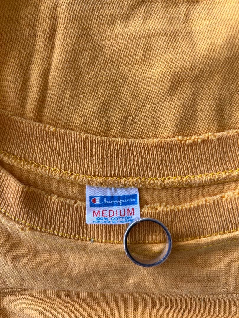 【希少】 70s ChampionフットボールTシャツ バータグ