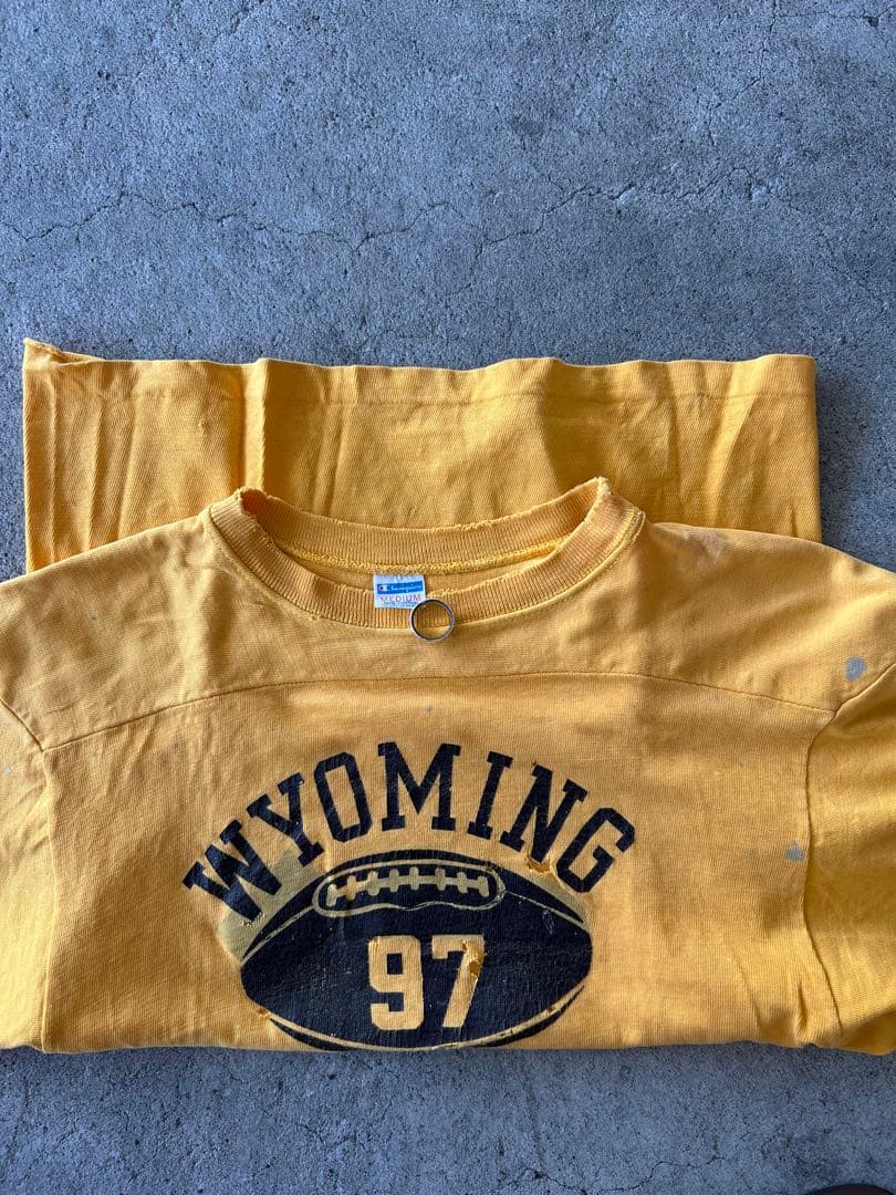 【希少】 70s ChampionフットボールTシャツ バータグ