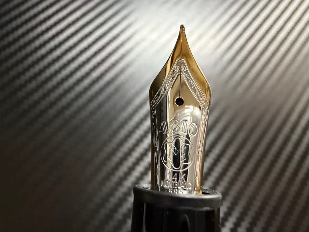 未使用に近い モンブラン ル・グラン P146 プラチナライン F 細字 万年筆