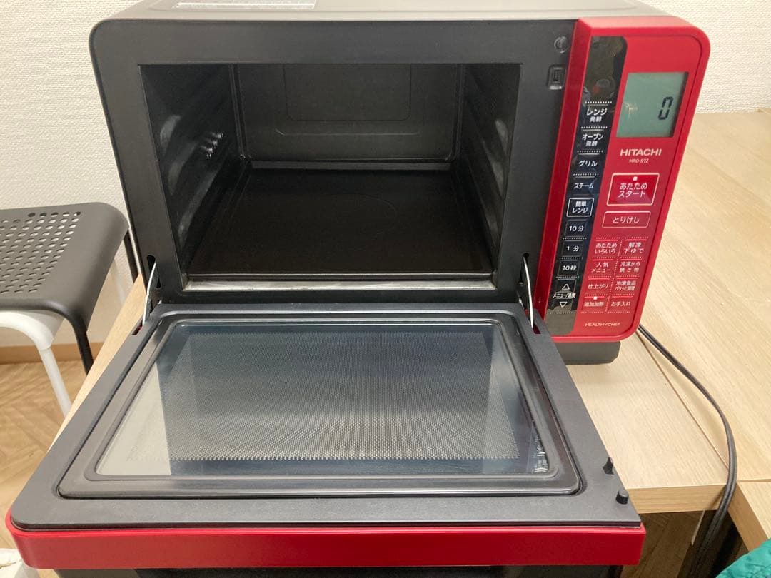 HITACHI レッド電子レンジ