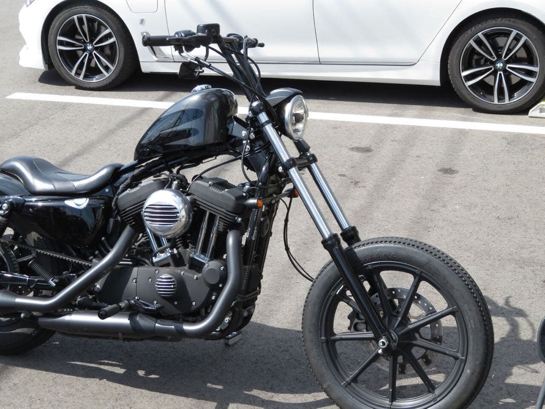 値下げOK ハーレースポーツスター　簡単フロントフォーク延長ジョイント