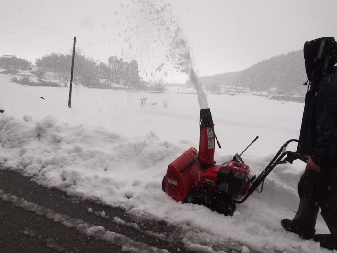 大雪注意ホンダ除雪機　HONDA　HS655　　実動富山、石川、金沢