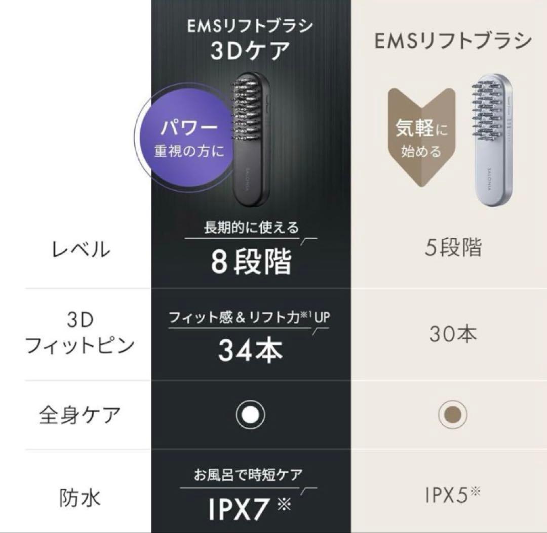 ★美品★サロニア　SALONIA EMS リフトブラシ　3Ｄケア