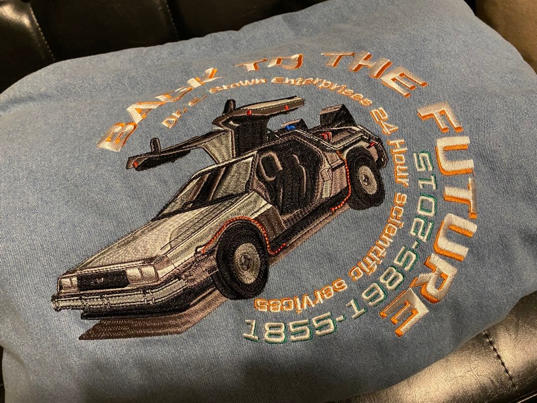 新品タグ付き★ニコアンドバックトゥザフューチャー刺繍スタジャン未使用BTTF