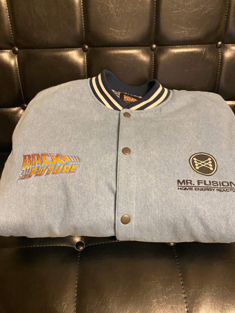 新品タグ付き★ニコアンドバックトゥザフューチャー刺繍スタジャン未使用BTTF