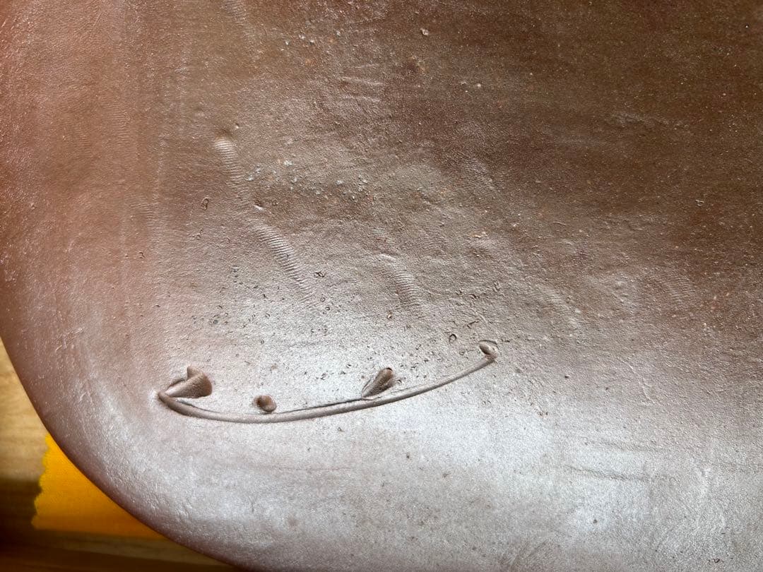 備前　吉本 正 四方皿（飾り皿）