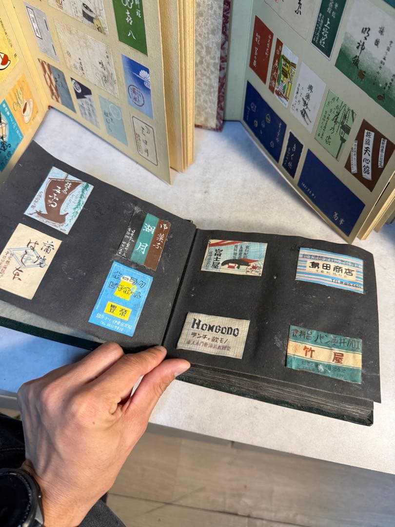 昭和レトロ 紙もの広告帳 マッチラベル コレクション 全4冊 まとめ