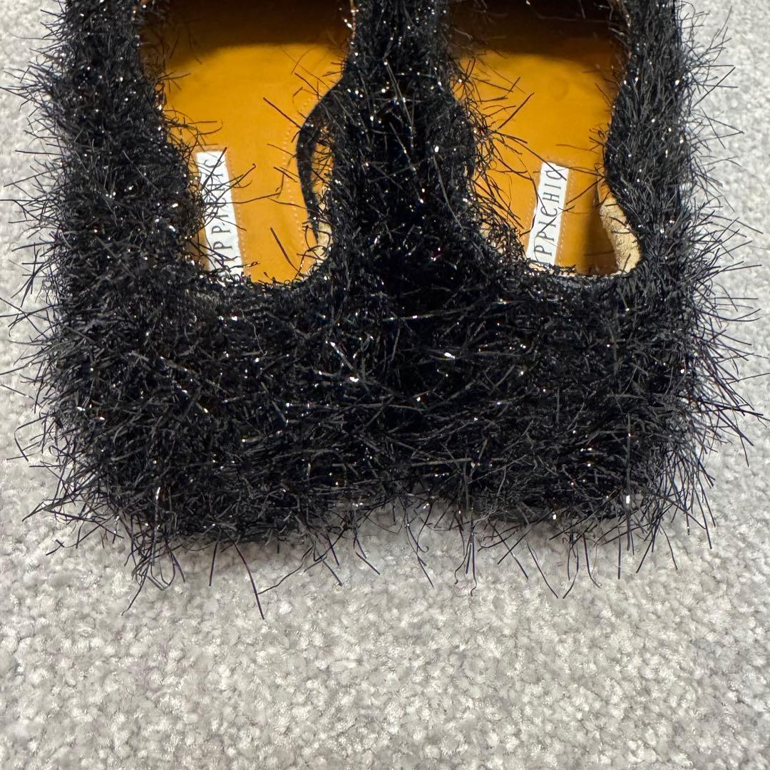 PIPPICHICピッピシックモケモケフラットシューズ23.5パンプスエトレ