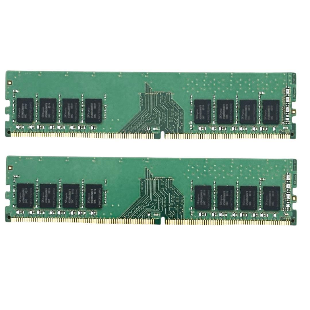 16GB✨SK hynix 8GB DDR4 メモリ 16GB(8GBx2枚)