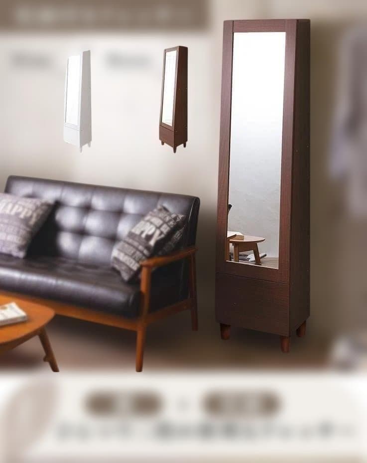 鏡 全身 ドレッサー 化粧台 メイク台 姿見 全身鏡 収納付き 250509-