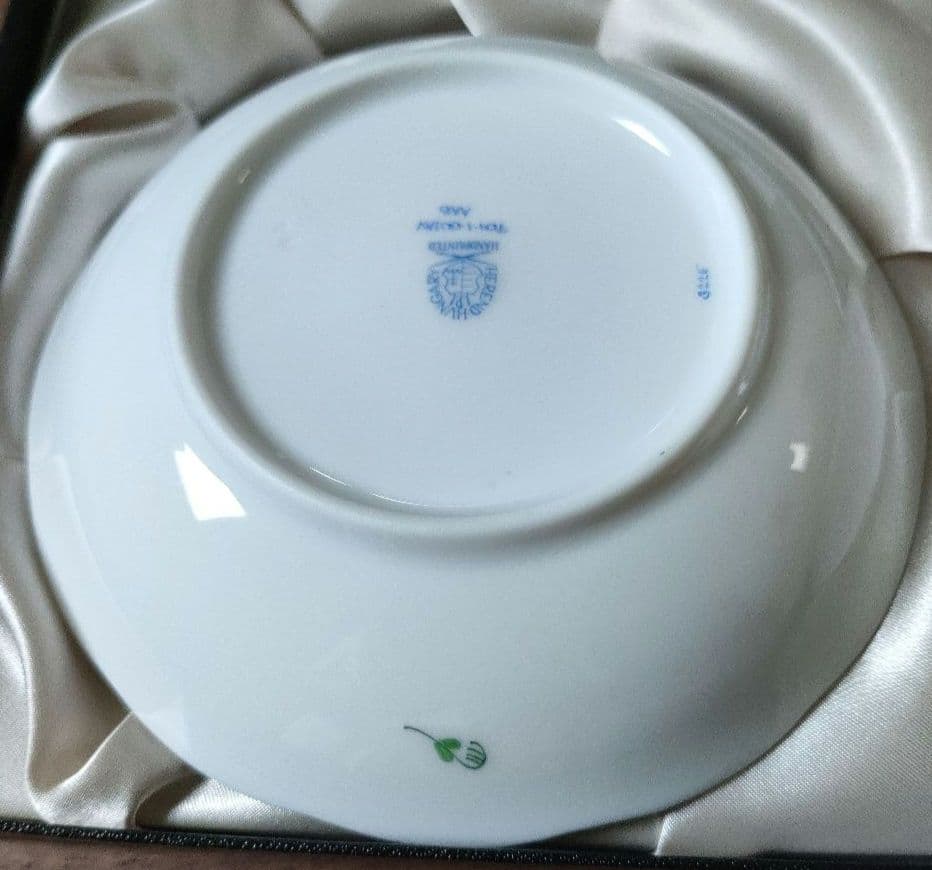 Herend 　ペアフルーツボウル　アポニーグリーン