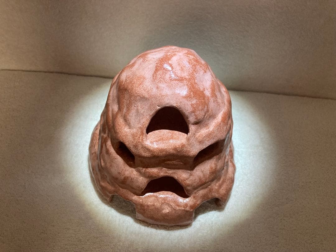 希少造形】焼成クラフト 多層洞窟シェルター 高級アクアリウム レイアウト用品