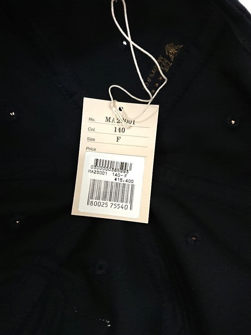 帽子 THE REAL McCOY'S LOGO BASEBALL CAP NAVY