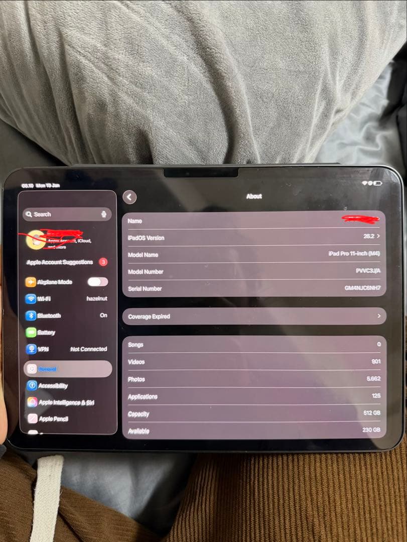 11インチiPad Pro (M4) 512GB Wi-Fi スペースグレー