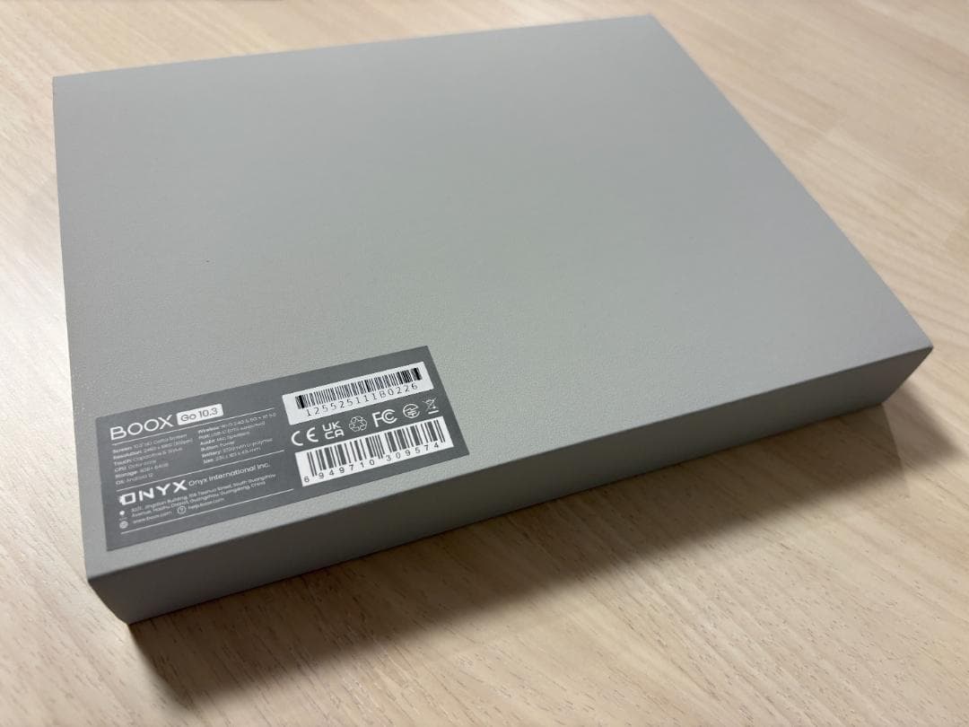 BOOX Go 10.3 ライトグレー 電子書籍リーダー