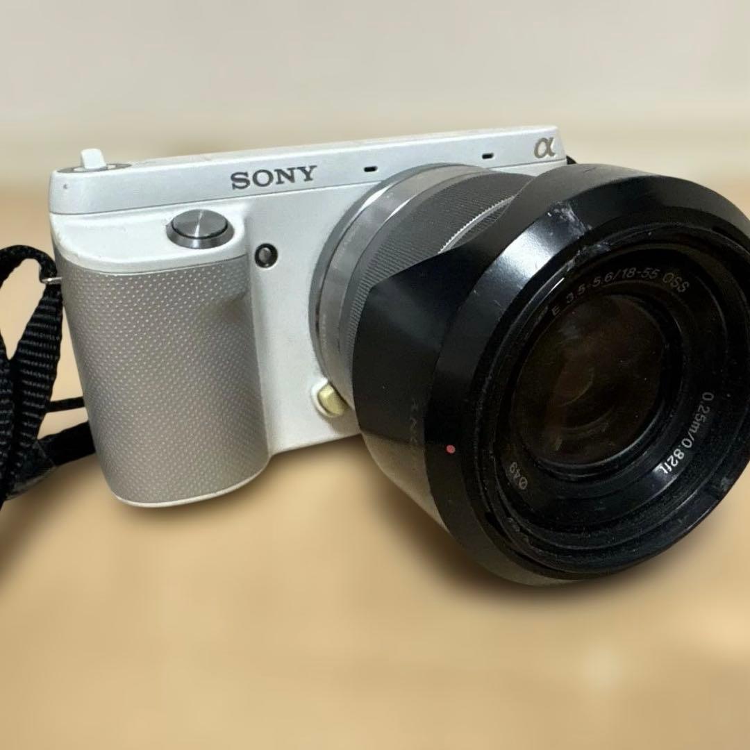 SONY NEX- F3ミラーレスカメラ レンズ付き