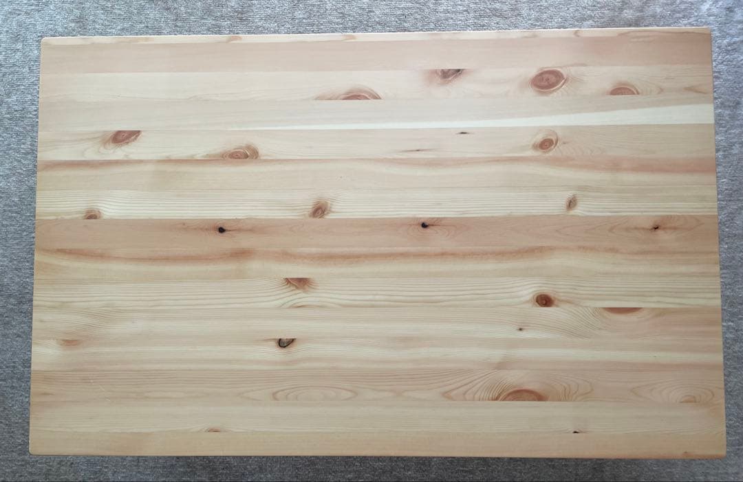 無印良品　パイン材ローテーブル・折りたたみ式　美品