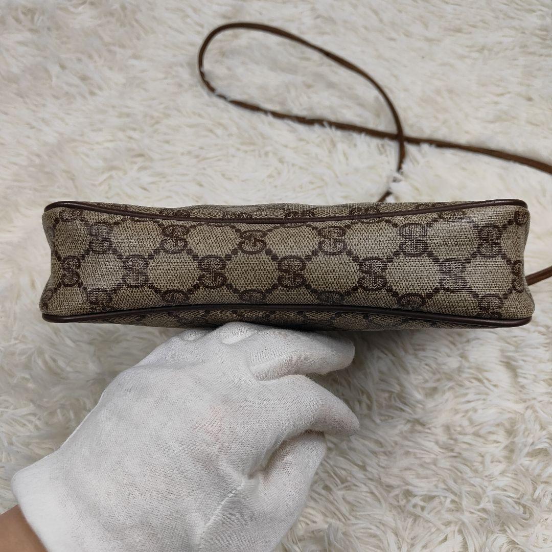 GUCCI　ショルダーバッグ　GGスプリーム　インターロッキング　2way