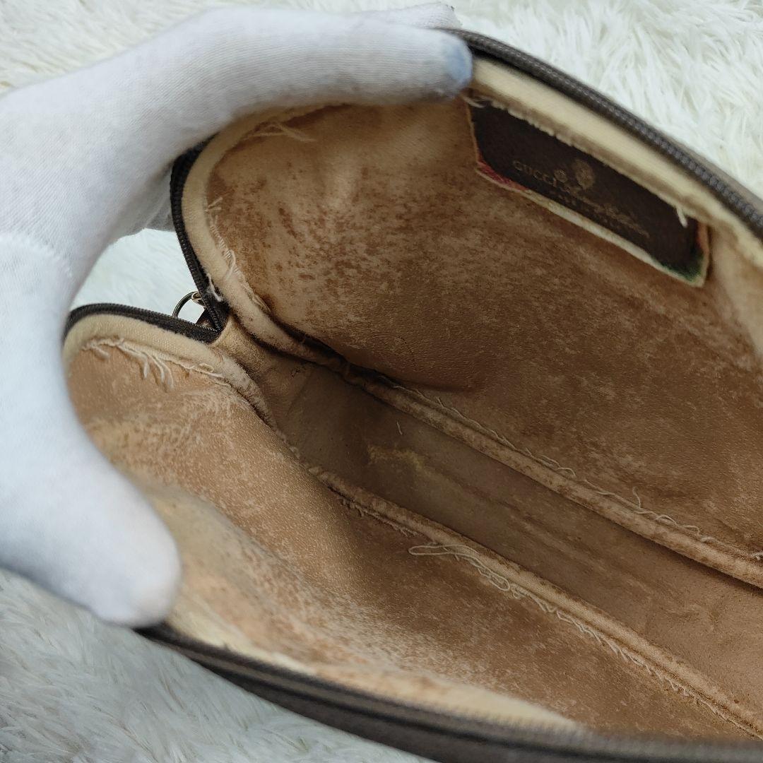 GUCCI　ショルダーバッグ　GGスプリーム　インターロッキング　2way