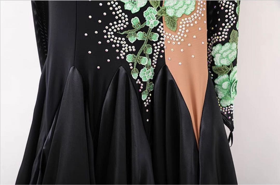 社交ダンスドレス　スタンダードドレス　新品未使用　M