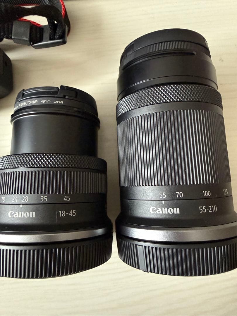 Canon EOSR100 望遠レンズ、カメラバック小物セット