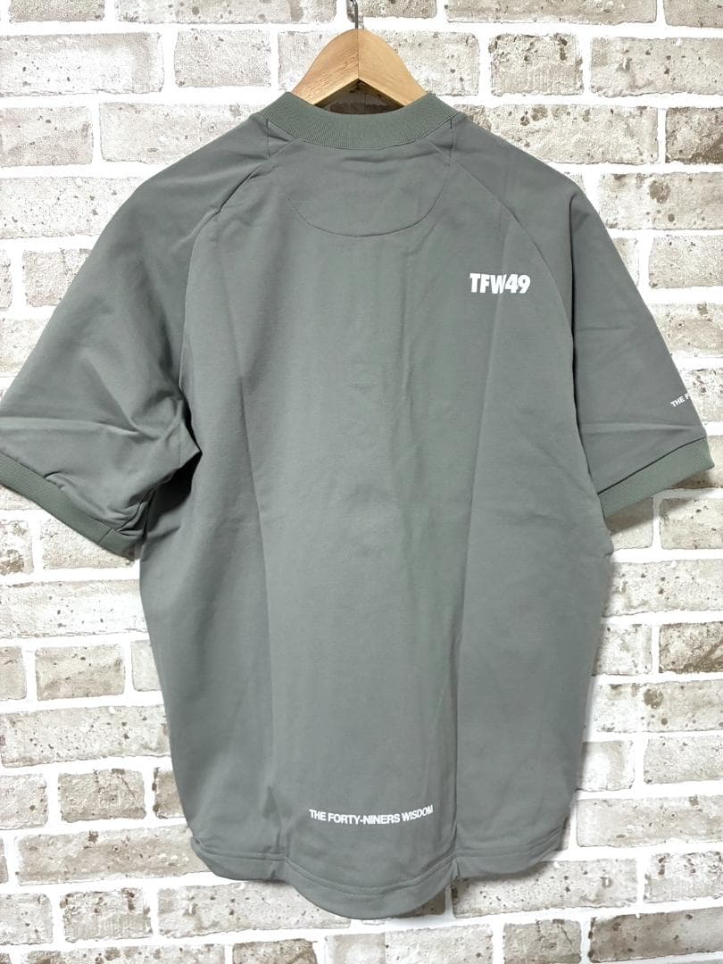 【早い者勝ち✨】新品 TFW49 メンズ 半袖 ハーフジップスウェット Mサイズ