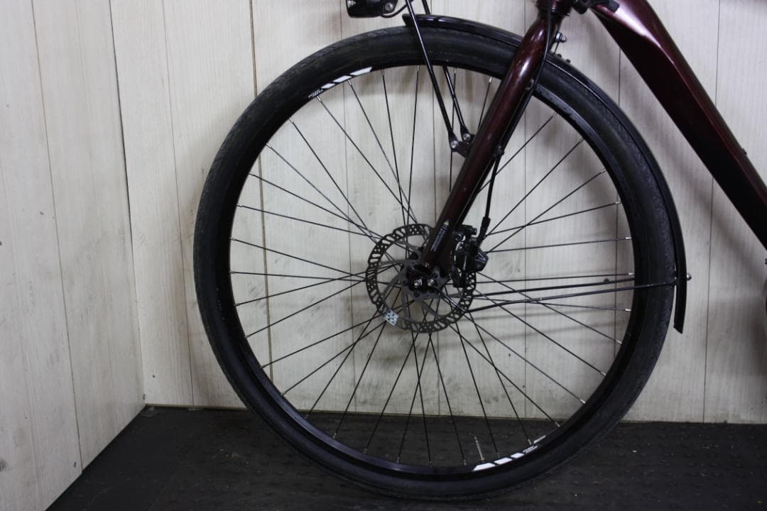 あさひ製 オフィスプレスe-L 700C 8速 大容量9.6AH クロス電動