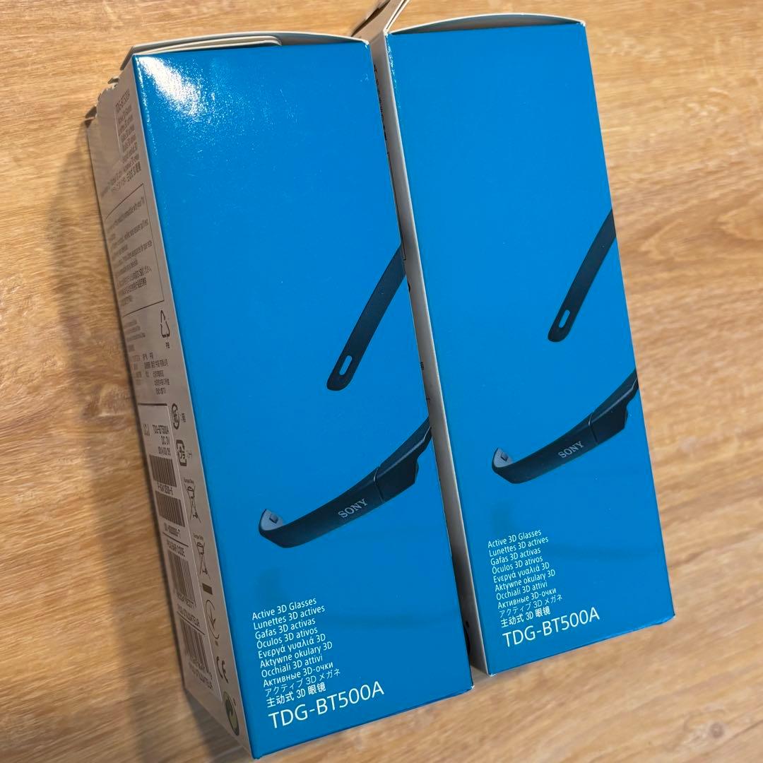 【未使用】SONY アクティブ3Dメガネ TDG-BT500A 2個セット