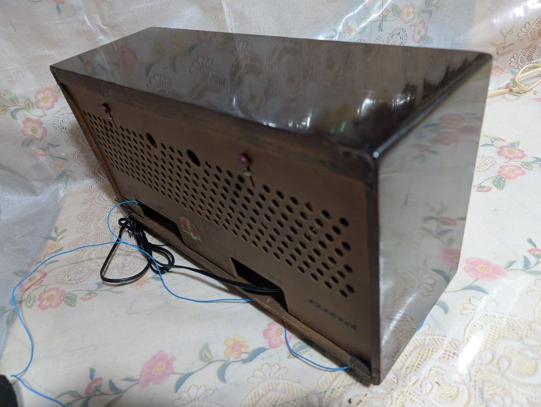 レトロ真空管ラジオアイ付　家族団らん　Bluetooth　美品