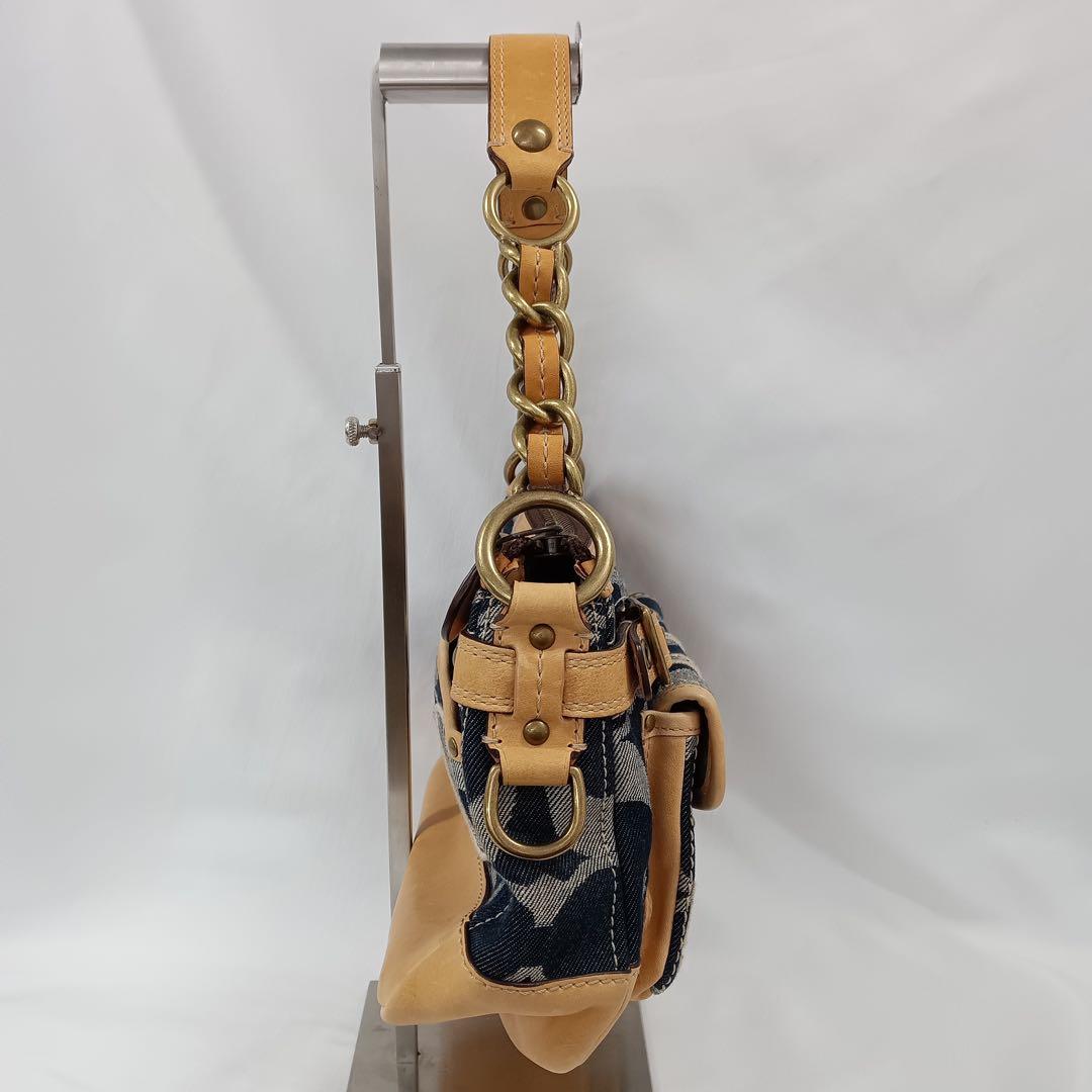 COACH コーチ　レガシー ターンロック デニム ワンショルダーバッグ