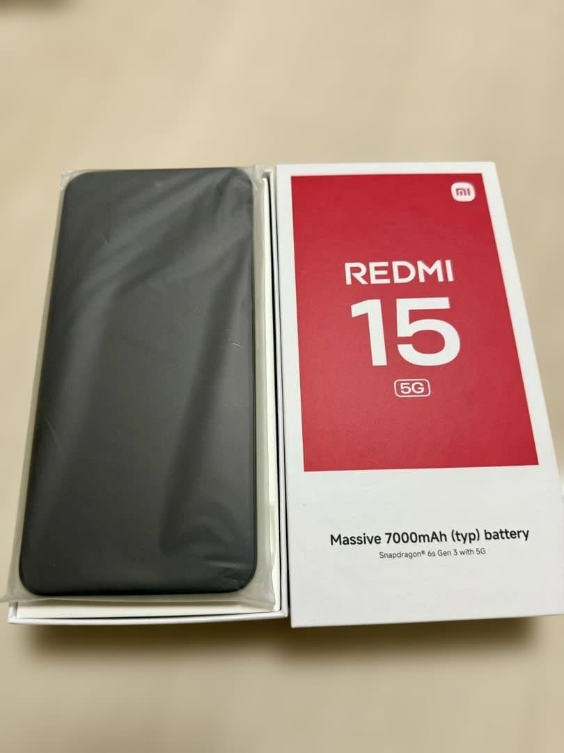 REDMI 15 5G 128G チタングレー　本体　未使用
