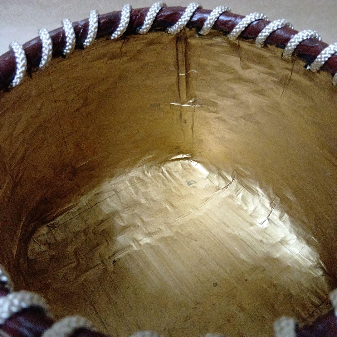 茶道具　塩籠炭斗 一燈好み