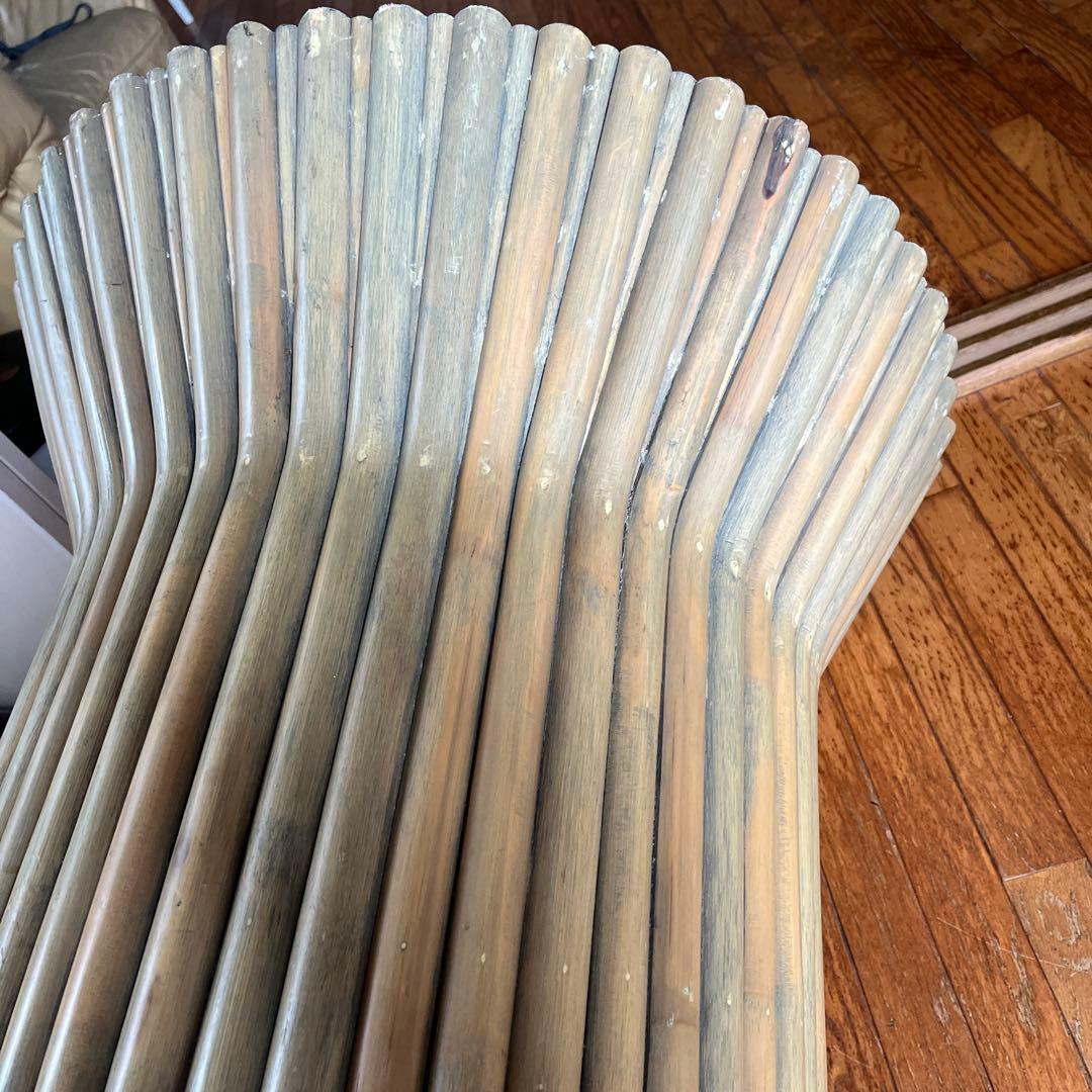 円柱型ナチュラルウッド座卓大理石卓面