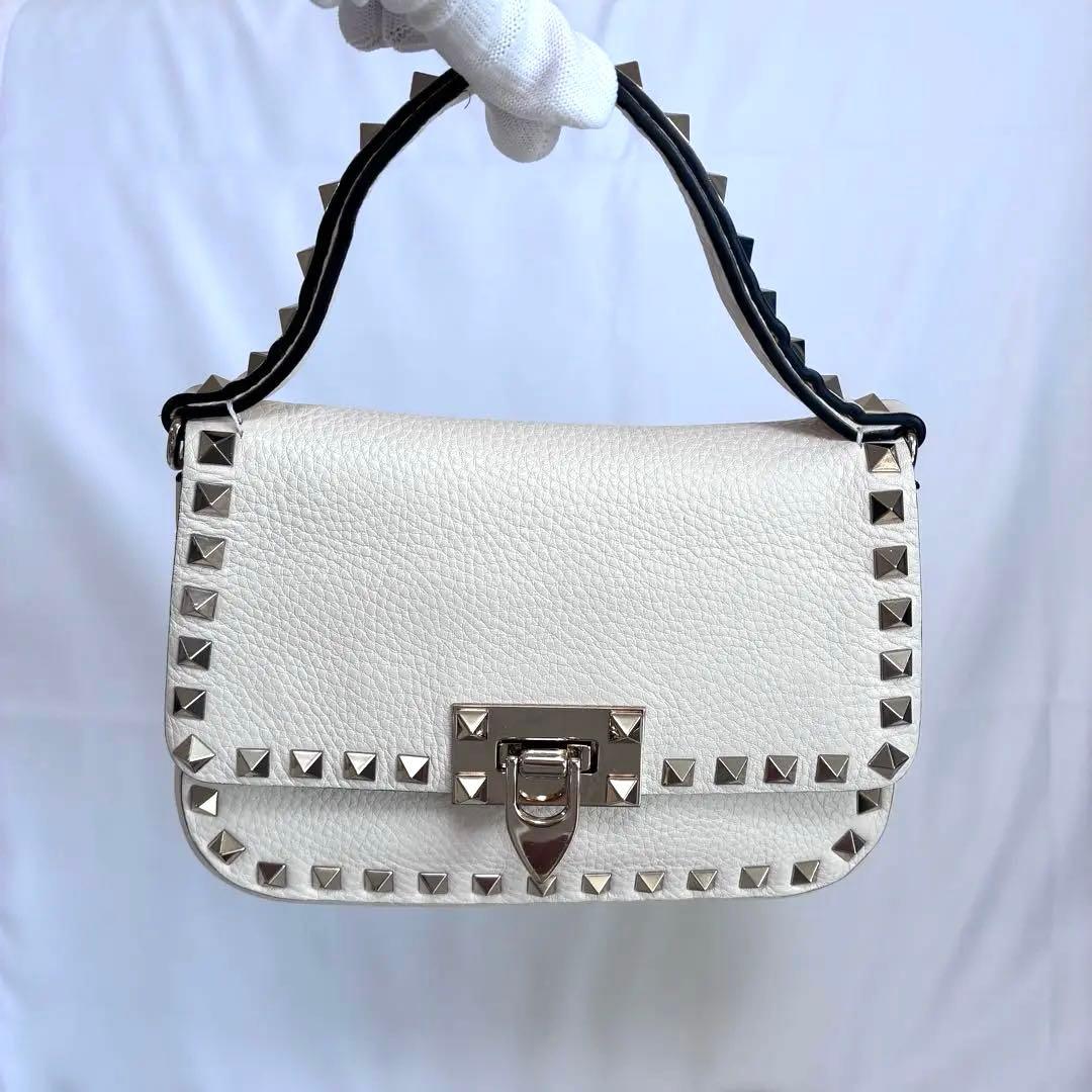 【正規品】【美品】【最終値下げ】 ヴァレンティノ　ロックスタッズ　バッグ