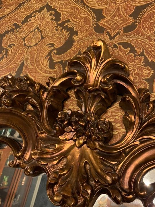 壁掛け　鏡　アンティーク