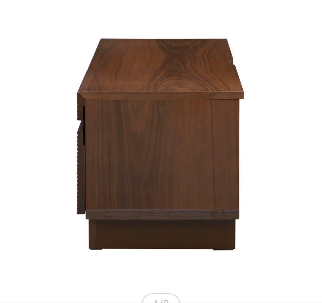 『美品』テレビボード ダークブラウン 木製 引き出し付き