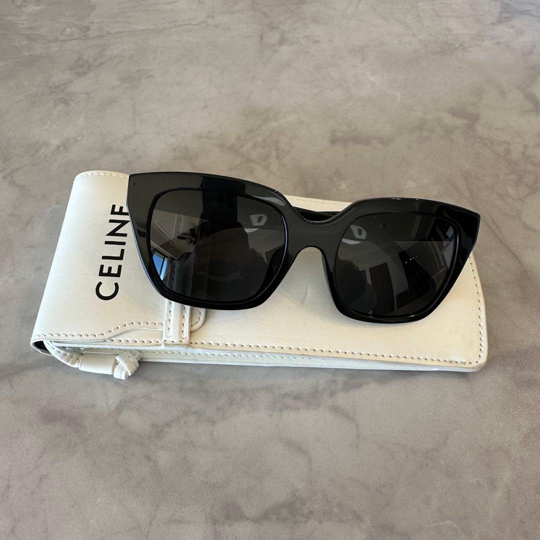 【超美品】CELINE ブラック スクエア サングラス