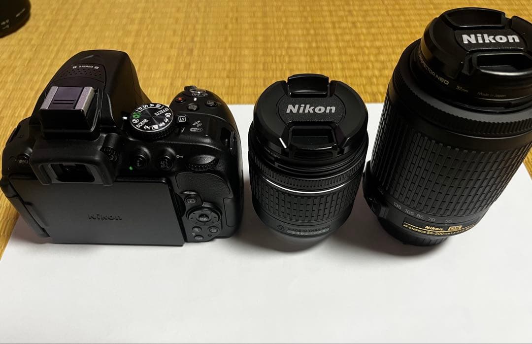 ズーさん　付属品充実超美品Nikon D5300ダブルレンズWi-Fi接続