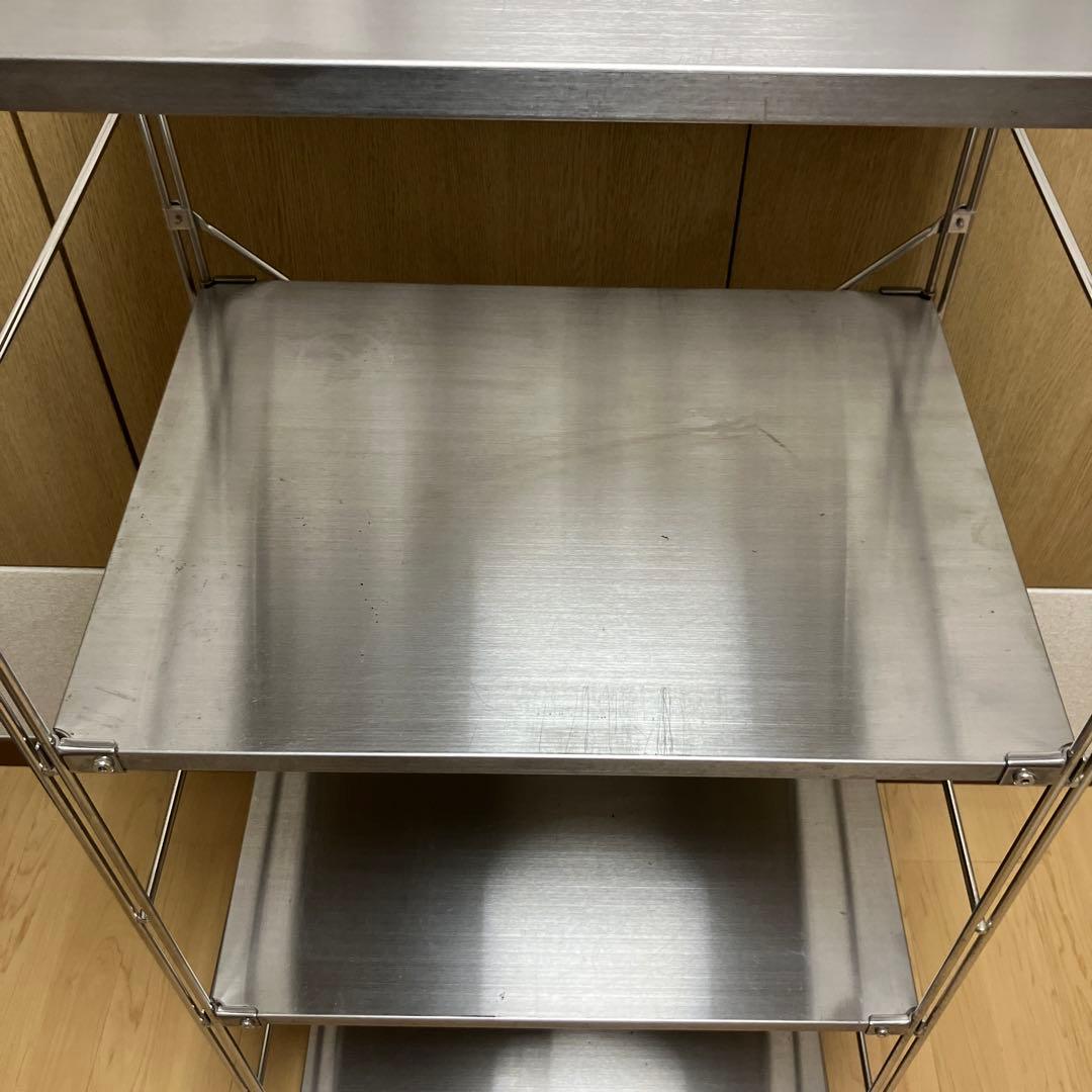 無印良品 ステンレスユニットシェルフ　4段オープンラック
