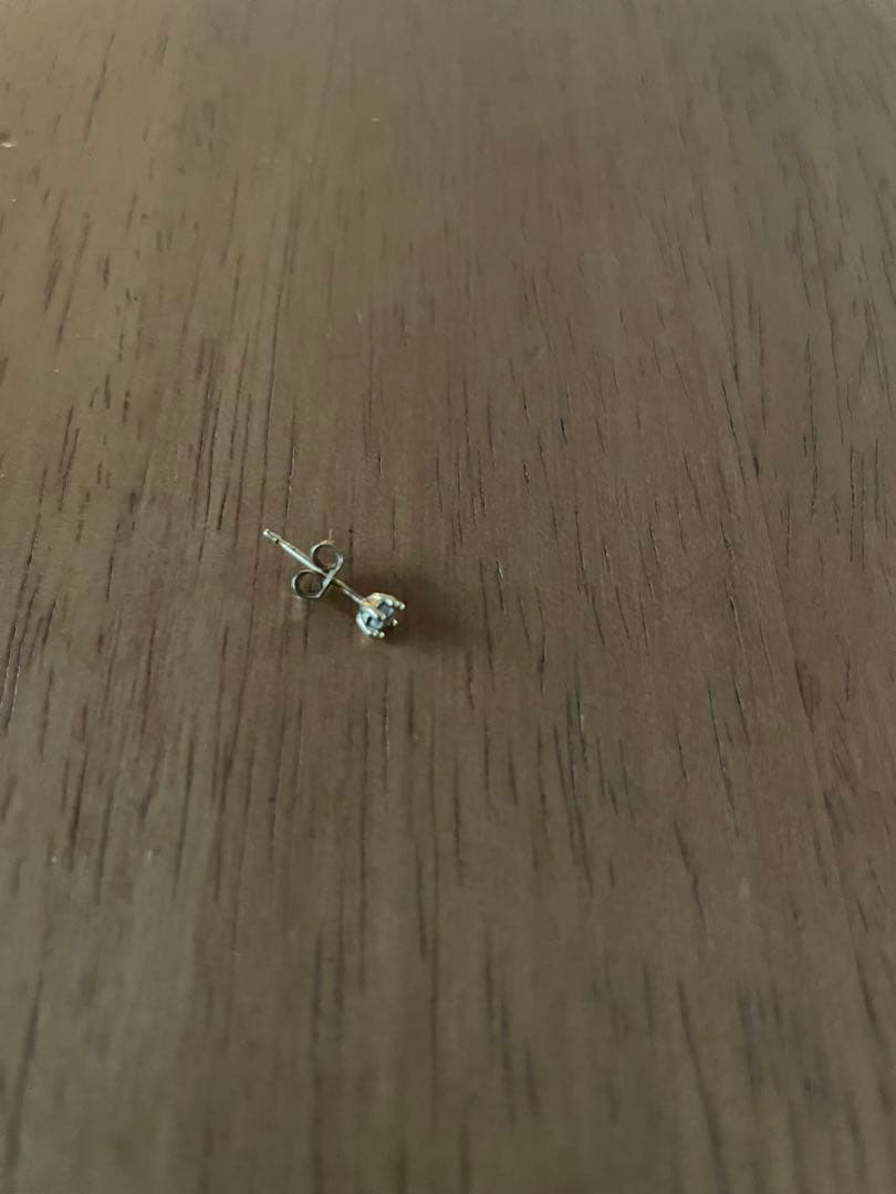 AHKAH エンブレイスダイヤモンド ピアス片耳