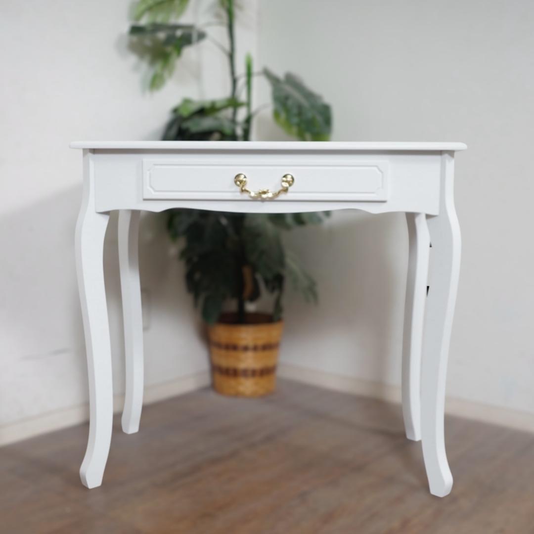 【新品】猫脚　アンティーク風デスク　姫系　フレンチ　ロマンティック　アウトレット