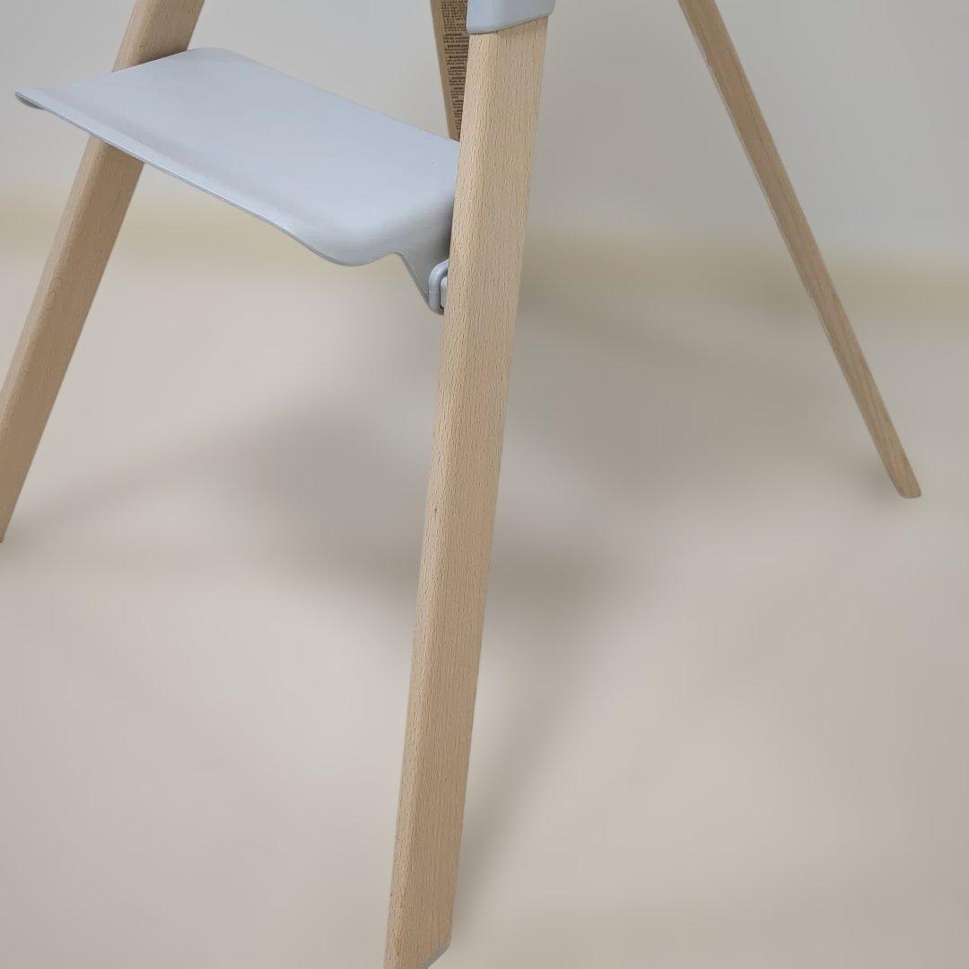 STOKKE　クリック　ハイチェア　グレー　ベビーチェア　簡単組み立て