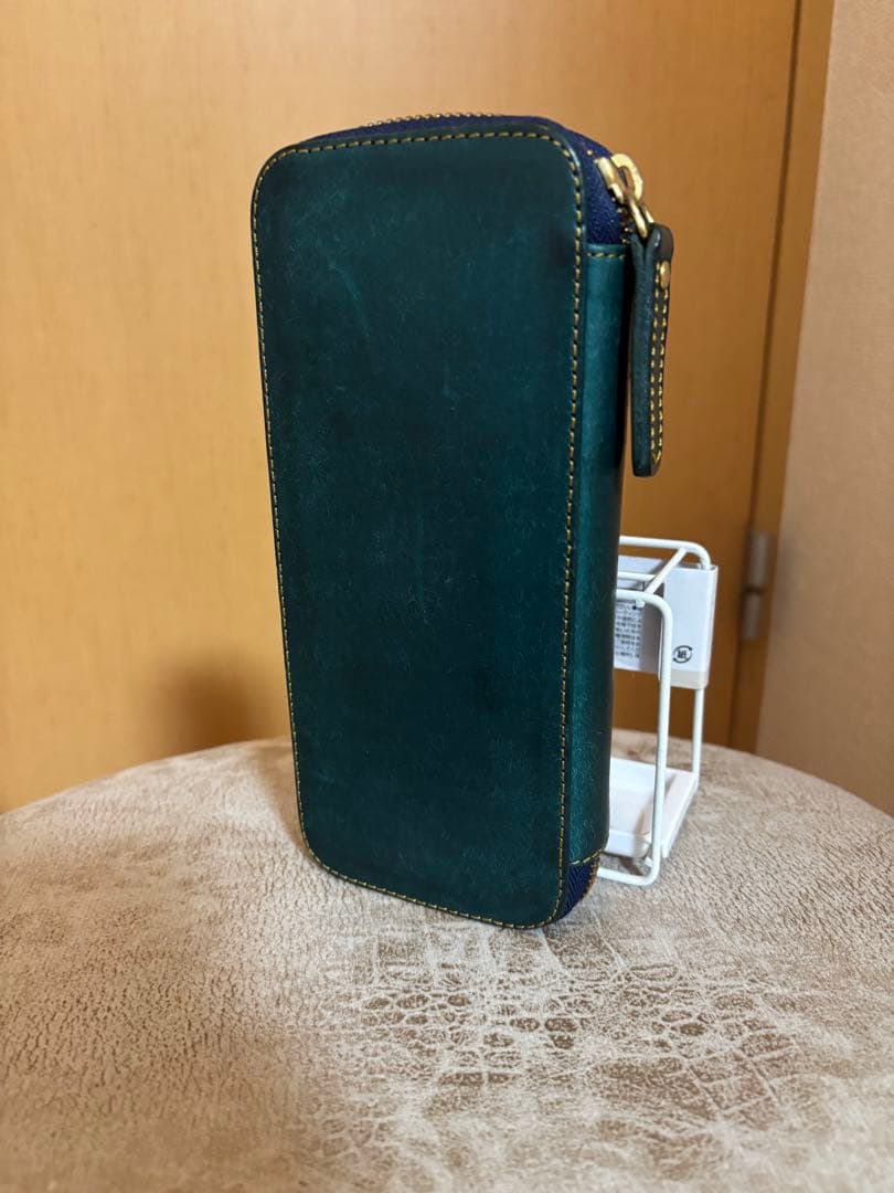 【値下げしました】バハギアペンケース　ラウンドジップ型　プエブロオルテンシア