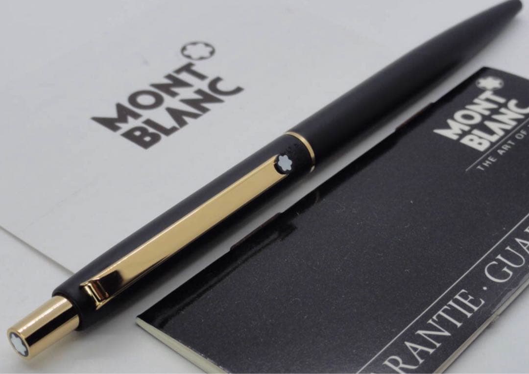 ※極上の　モンブラン ★No2918ブラックカラー軸ゴールドプレート★ボールペン