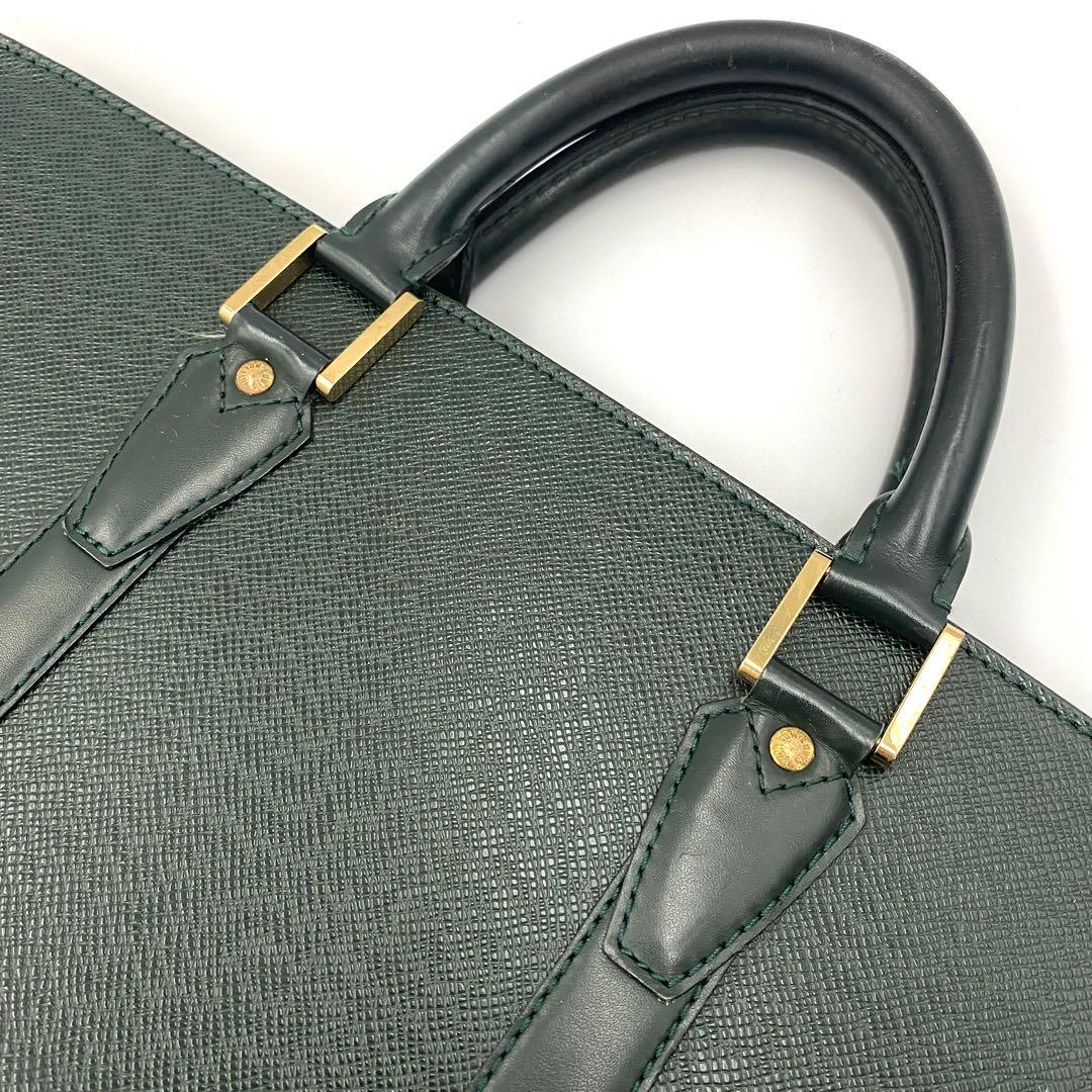 ルイヴィトン タイガ ポルトドキュマン ロザン メンズ ビジネスバッグ エピセア