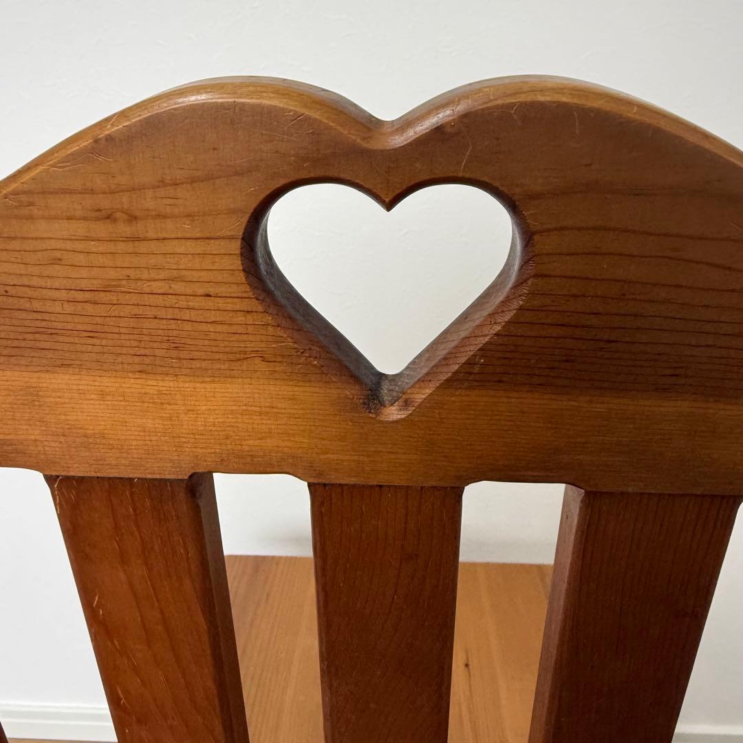 MARIA GARDEN 木製ダイニングチェア ハート型