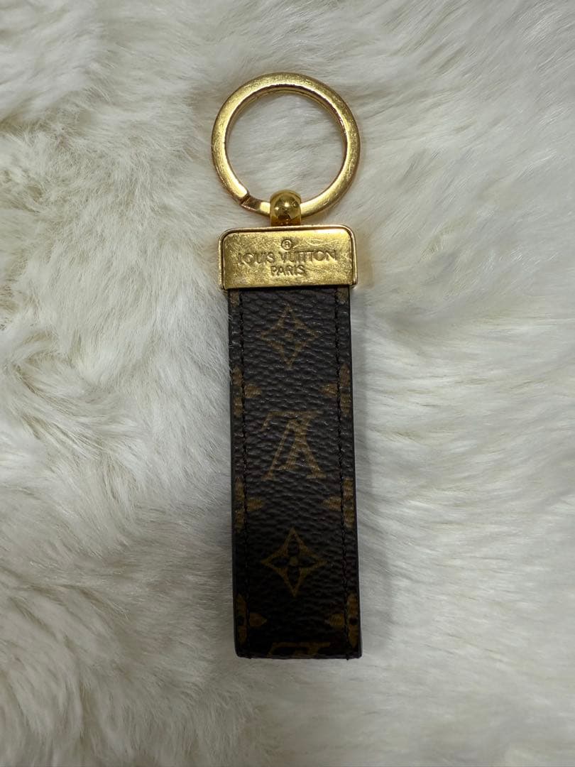 LOUIS VUITTON モノグラムレザーキーホルダー
