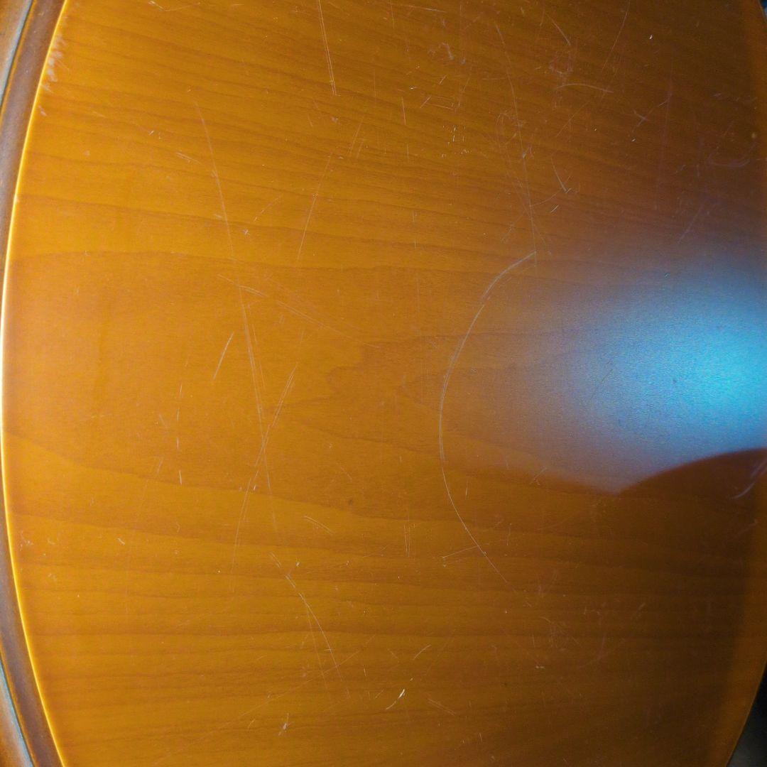 最終お値下げ4月6日15時迄出品 木製サイドテーブル フローラルインレイ