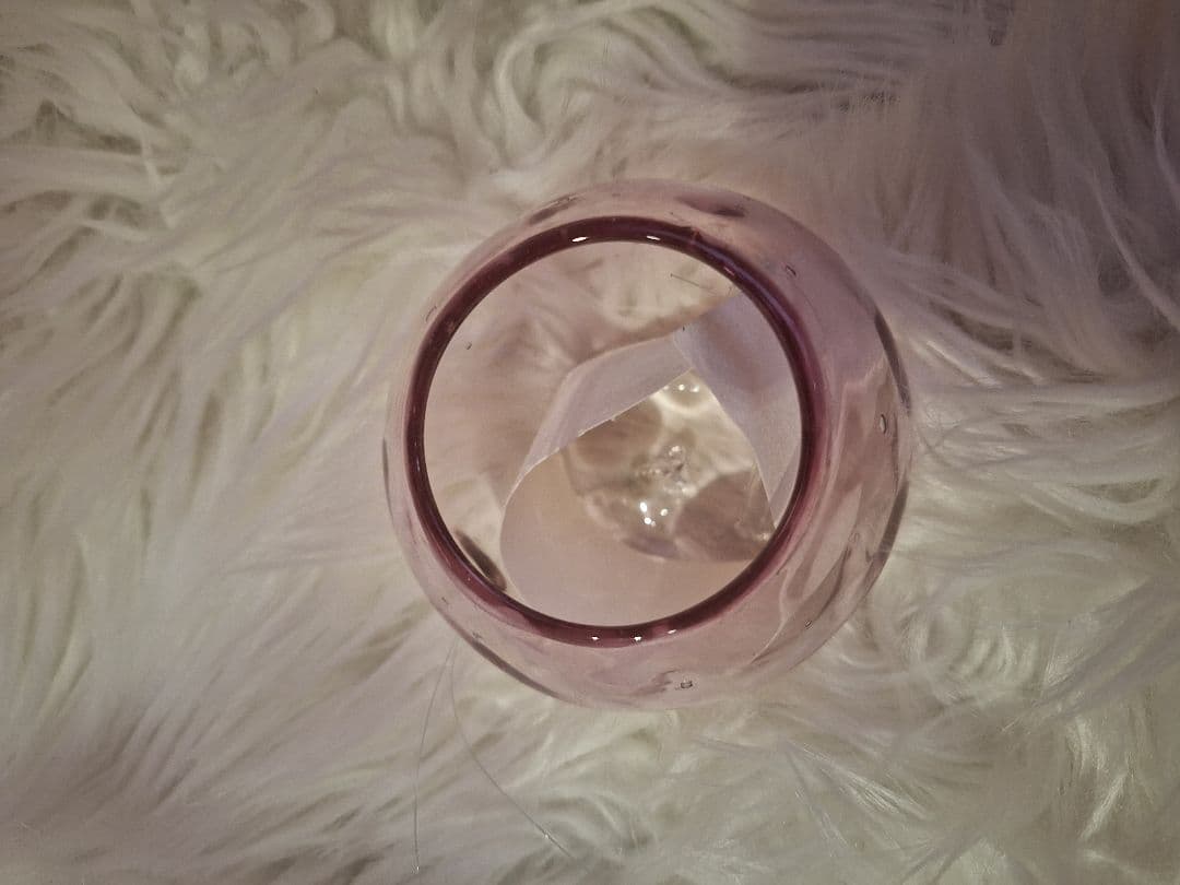 おおやぶみよ　スピカ　風鈴　ピンク　ガラス