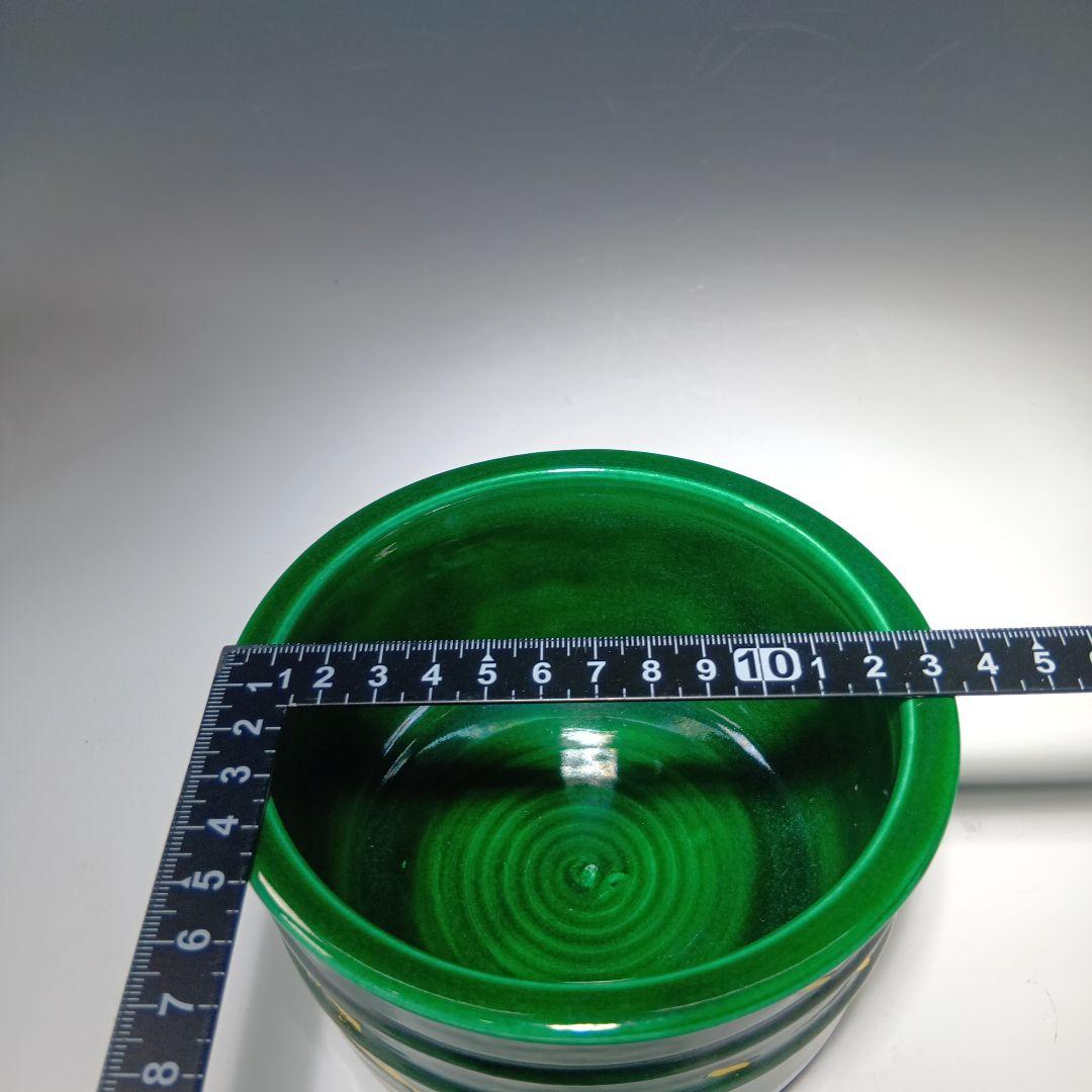 値下げ茶道具　端山造　青釉松葉皆具一式　 共箱　美品